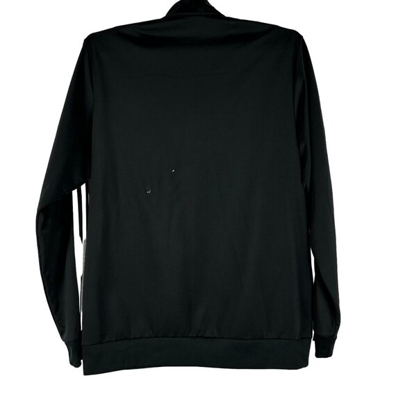 Adidas Black Three Stripe Full Zip Track Jacket Mens Size L Lightweight Athletic - Picture 6 of 8
